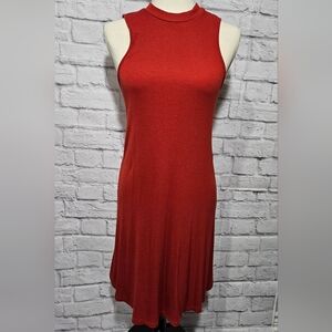 Mossimo Supply Co. Red Ribbed Tank Top